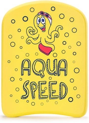 Kickboard for kids Aqua Speed Kiddie Octopus 31 cm - yellow