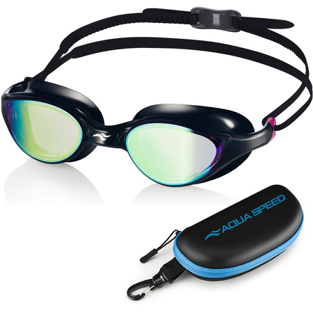 Zestaw Open Water - boja pomarańczowa i okulary pływackie + Etui Vortex od AQUA SPEED