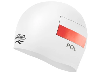 POLAND Volume Cap swimming cap col. 05 - white