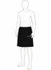  Sauna Towel Tunic Bath Kilt AQUA SPEED 07 - black