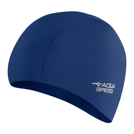 Czepek pływacki POLYESTER CAP 10 - granatowy
