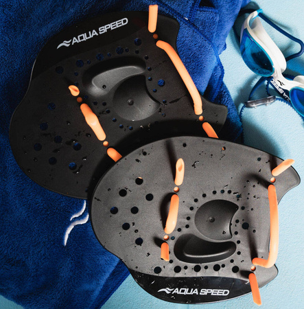 Wiosełka do pływania Aqua Speed Skill Paddle roz. M 07 - czarne 