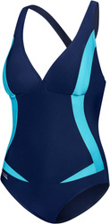 Kostium kąpielowy podkreśląjacy sylwetkę Aqua Speed Greta 04 - granatowy