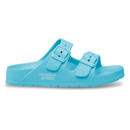 Built-up pool shoes for kid's Aqua Speed Laredo 02 - blue