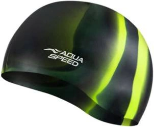 Multicolor silicone swim cap Aqua Speed Bunt 34 - multicolor