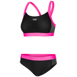 Kostium kąpielowy dwuczęściowy pływacki Aqua Speed Naomi 139 - czarny