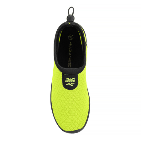Water shoes with drawstring Aqua Shoe 30 kol.18 – yellow and black