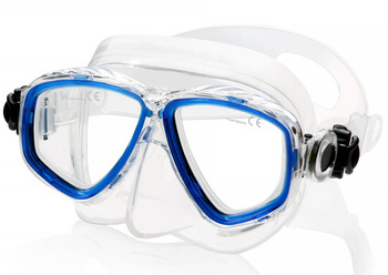 Maska do nurkowania korekcyjna Aqua Speed Optic Pro 11 - niebieska