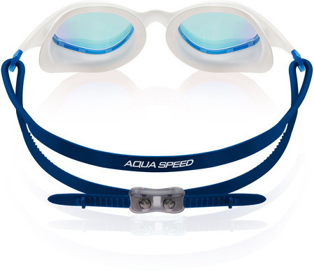 Aqua Speed Vortex Mirror Swimming Goggles + Case 51 – White