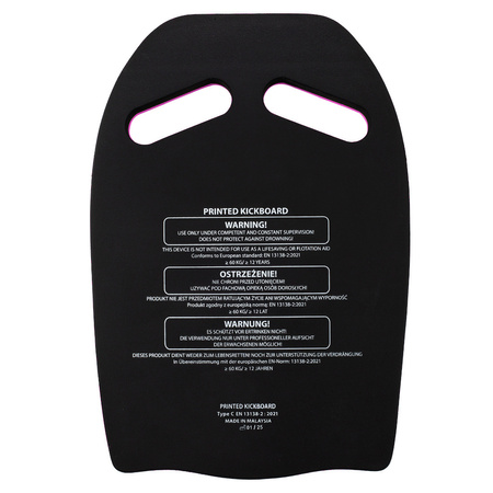 Deska do nauki pływania Aqua Speed Wave Kickboard 03 - różowa