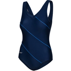One-piece swimming costume with cups AQUA SPEED Sophie 49 - navy