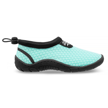 Buty do wody dziecięce ze ściągaczem Aqua Shoe 30 02 - turkusowo-czarne
