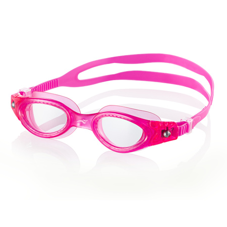 Okulary pływackie Aqua Speed Pacific Jr 03 - różowe - bezbarwne szkła