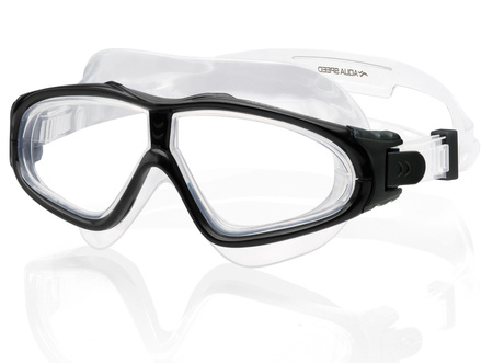 Gogle pływackie Aqua Speed Sirocco 07 - czarne - bezbarwne szkła 