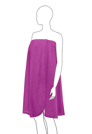 Bath Towel Tunic for Sauna Pareo AQUA SPEED - pink