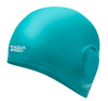 Big silicone swim cap and long hair Aqua Speed Ear Cap Volume 11 - green 