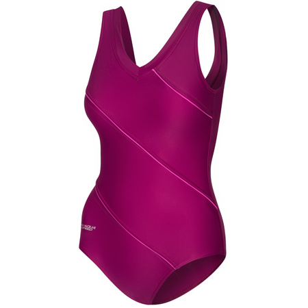 One-piece swimming costume with cups Aqua Speed Sophie 33 - pink