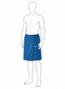  Sauna Towel Tunic Bath Kilt AQUA SPEED 10 - blue