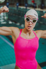 Women's sport swimwear Aqua Speed Ana 31 - red neon