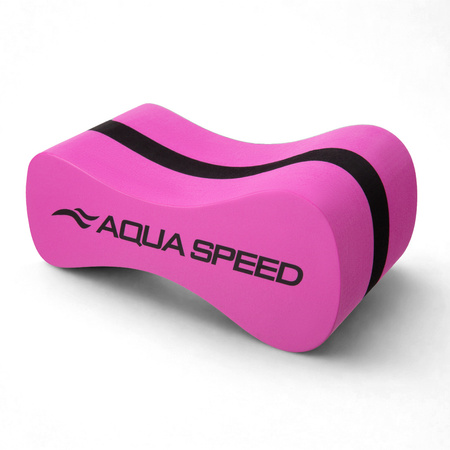 Deska do pływania pull buoy Ósemka Aqua Speed Wave 03 - różowa