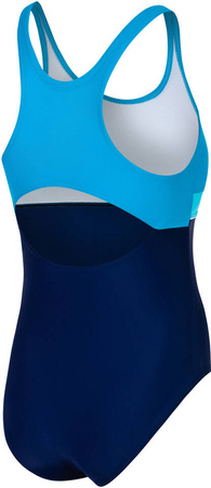 Girls' swimsuit Emily 42 - blue and navy blue