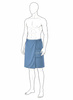  Sauna Towel Tunic Bath Kilt AQUA SPEED 02 – Blue