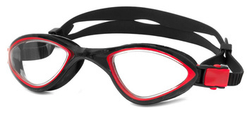 Okulary pływackie Aqua Speed Flex 31 - czerwone - bezbarwne szkła