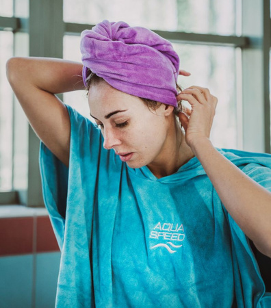 Ręcznik - turban na mokre włosy z mikrofibry Head Towel 01