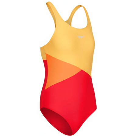 Girls' swimsuit Pola 38 - yellow-red