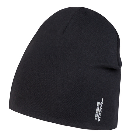 Czapka zimowa bawełniana Aqua Speed 07 - czarna