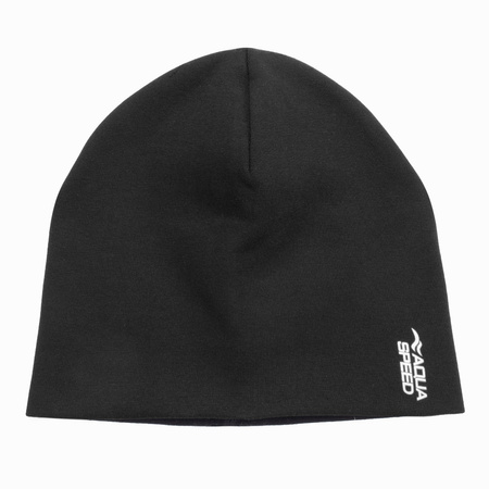 Aqua Speed 07 Cotton Winter Hat – black