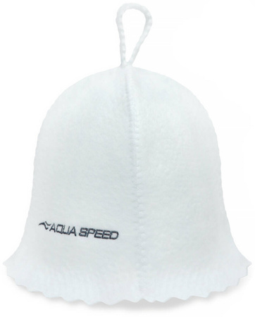 Sauna felt cap Aqua Speed - white