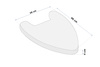 Swimming board Aqua Speed "A" - blue 