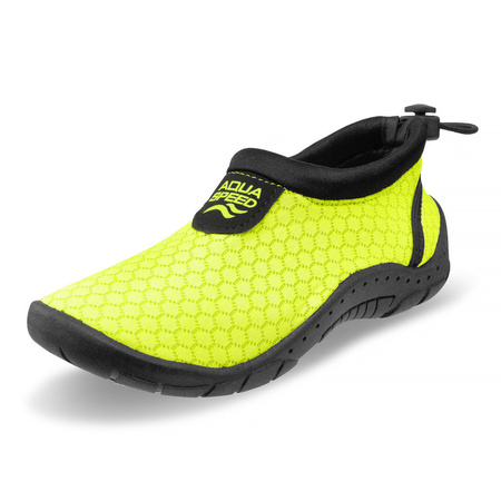 Children's water shoes with drawstring Aqua Shoe 30 kol.18 – yellow and black