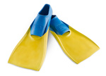 Long training fins Fusion 2.0 30/33- blue/yellow