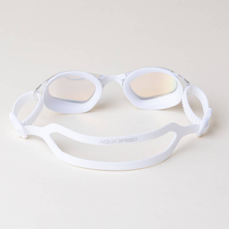Okulary pływackie Aqua Speed Zen Mirror 05 - białe 