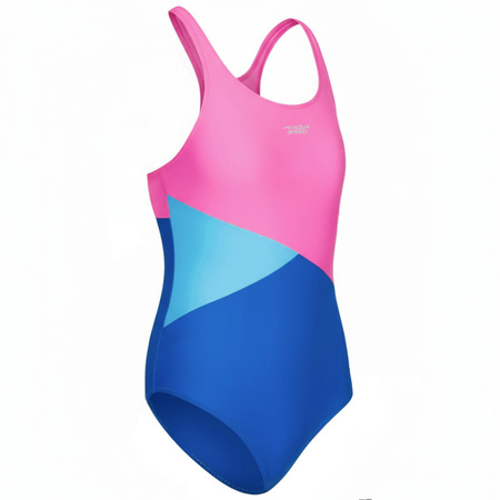 Girls' swimsuit Pola 32 - pink-blue