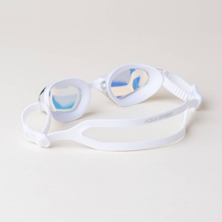 Okulary pływackie Aqua Speed Zen Mirror 05 - białe 