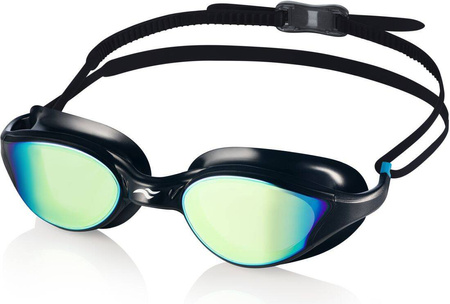 Lustrzane okulary pływackie Aqua Speed Vortex Mirror  + Etui 07 - czarne