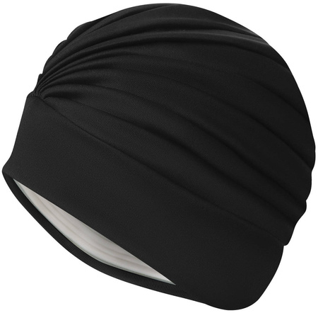 Damski czepek kapielowo - pływacki Aqua Speed Turban Cap 07 - czarny