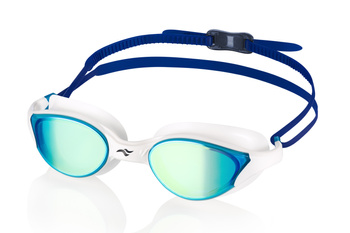 Lustrzane okulary pływackie Aqua Speed Vortex Mirror 51 - białe 