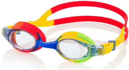 Okulary pływackie dziecięce Aqua Speed Amari 18 - kolorowe - bezbarwne szkła 