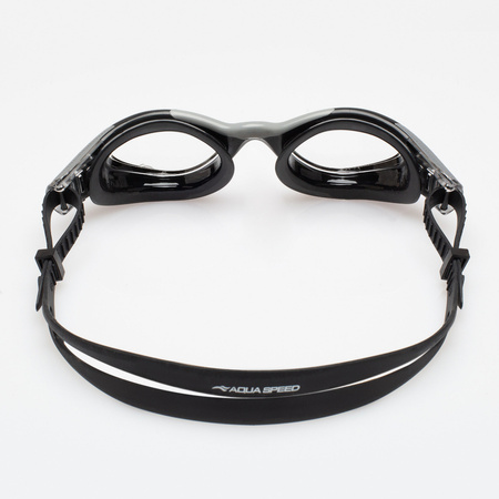 Aqua Speed Aquilo 26 Swimming Goggles – Black & Grey