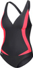 Silhouette enhancing swimsuit Aqua Speed Greta 03 - graphite