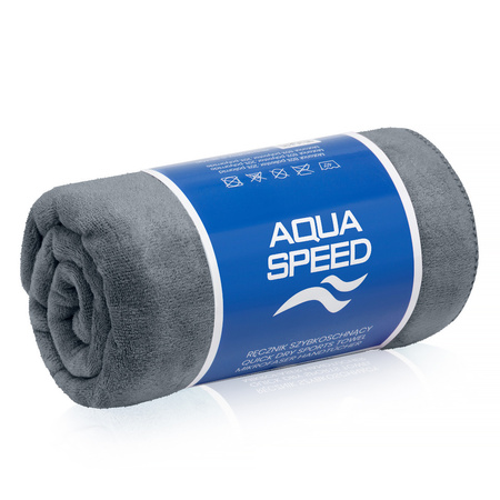 Szybkoschnący ręcznik z mikrofibry DRY SOFT 03 70x140 - szary
