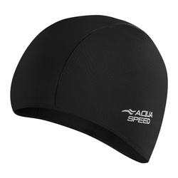 Czepek pływacki Aqua Speed Polyester Cap 07 - czarny