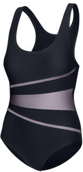 Jednoczęściowy kostium pływacki z miseczką Aqua Speed Stella Lady 15 - czarny