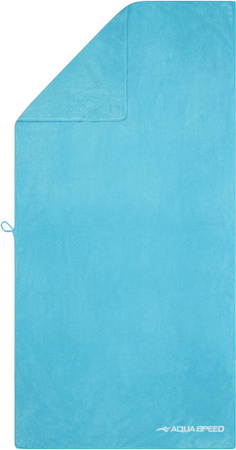 Szybkoschnący ręcznik z mikrofibry Aqua Speed Dry Coral 70x140 cm - jasnoniebieski