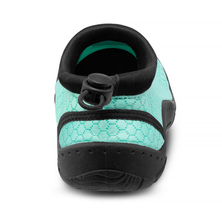 Buty do wody dziecięce ze ściągaczem Aqua Shoe 30 02 - turkusowo-czarne
