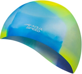 Multicolor silicone swim cap Aqua Speed Bunt 41